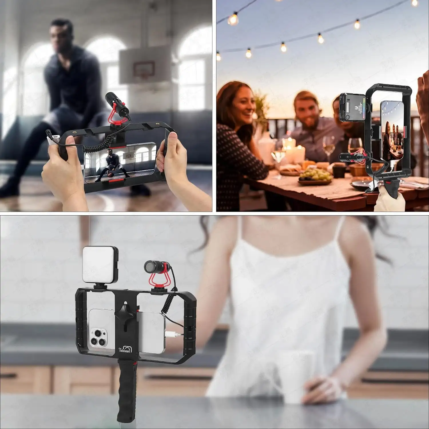 Taisioner Smartphone Video Rig Hand Grip - 71ssnv9qexl._ac_sl1500_
